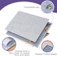 Tektalk Foldable Jigsaw Puzzle Board With 4 Angle Adjustable Bracket/Stand, Lightweight Portable Puzzle Mat Plateau With Wooden Easel, Foldaway Felt Puzzle Table, For Up To 1500 Pieces (Gray)