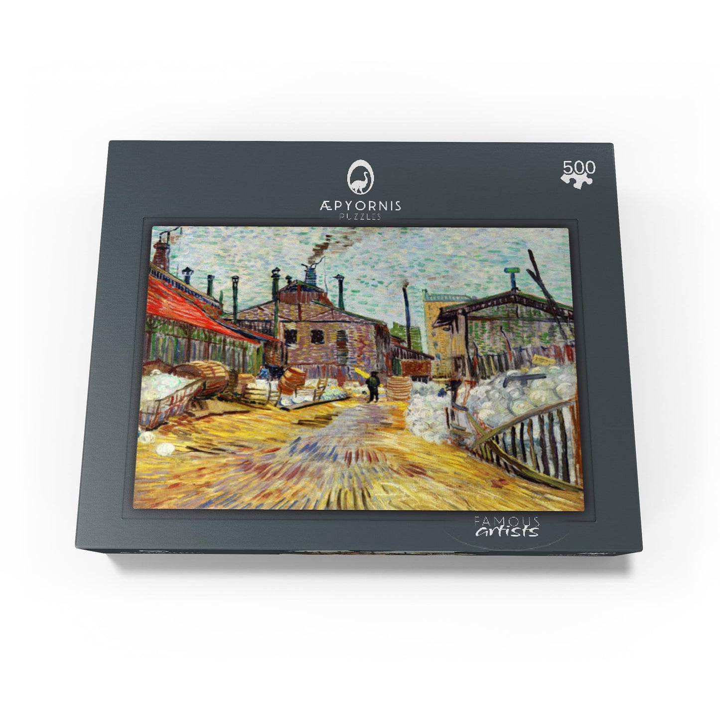 Mypuzzle The Factory 1887 By Vincent Van Gogh - Premium 500 Piece Jigsaw Puzzle For Adults