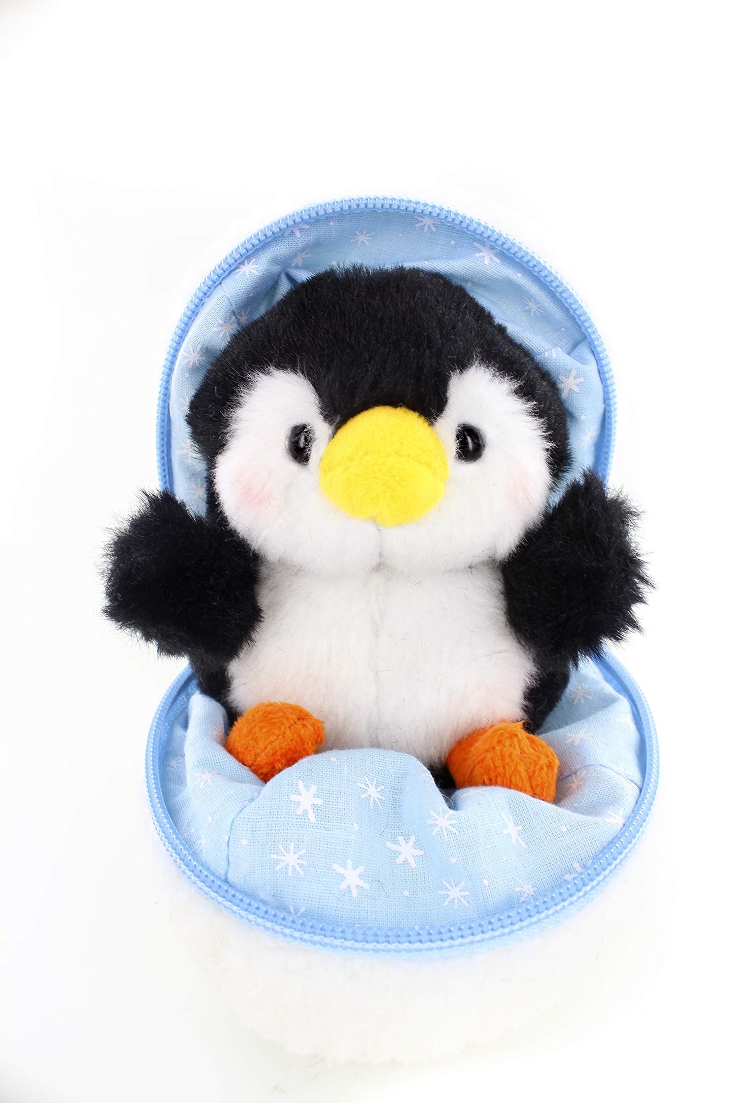 Plushland Snowball Stuffed Zip Up Animal - Penguin - Cute Plush Animals Assortment - Wonderful Soft Toy For Families And Friends