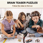 9pcs Metal Puzzle for mature-themed Disentanglement Puzzles Lock Puzzle Games Set Gift for mature-themeds Teenagers Kids