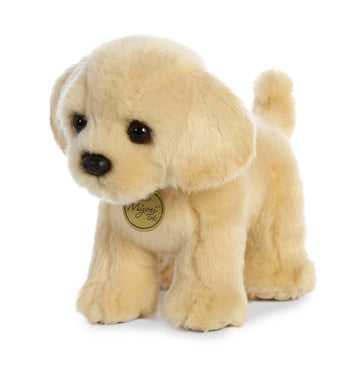 Aurora® Adorable Miyoni® Tots Golden Lab Pup Stuffed Animal - Lifelike Detail - Cherished Companionship - Brown 10 Inches