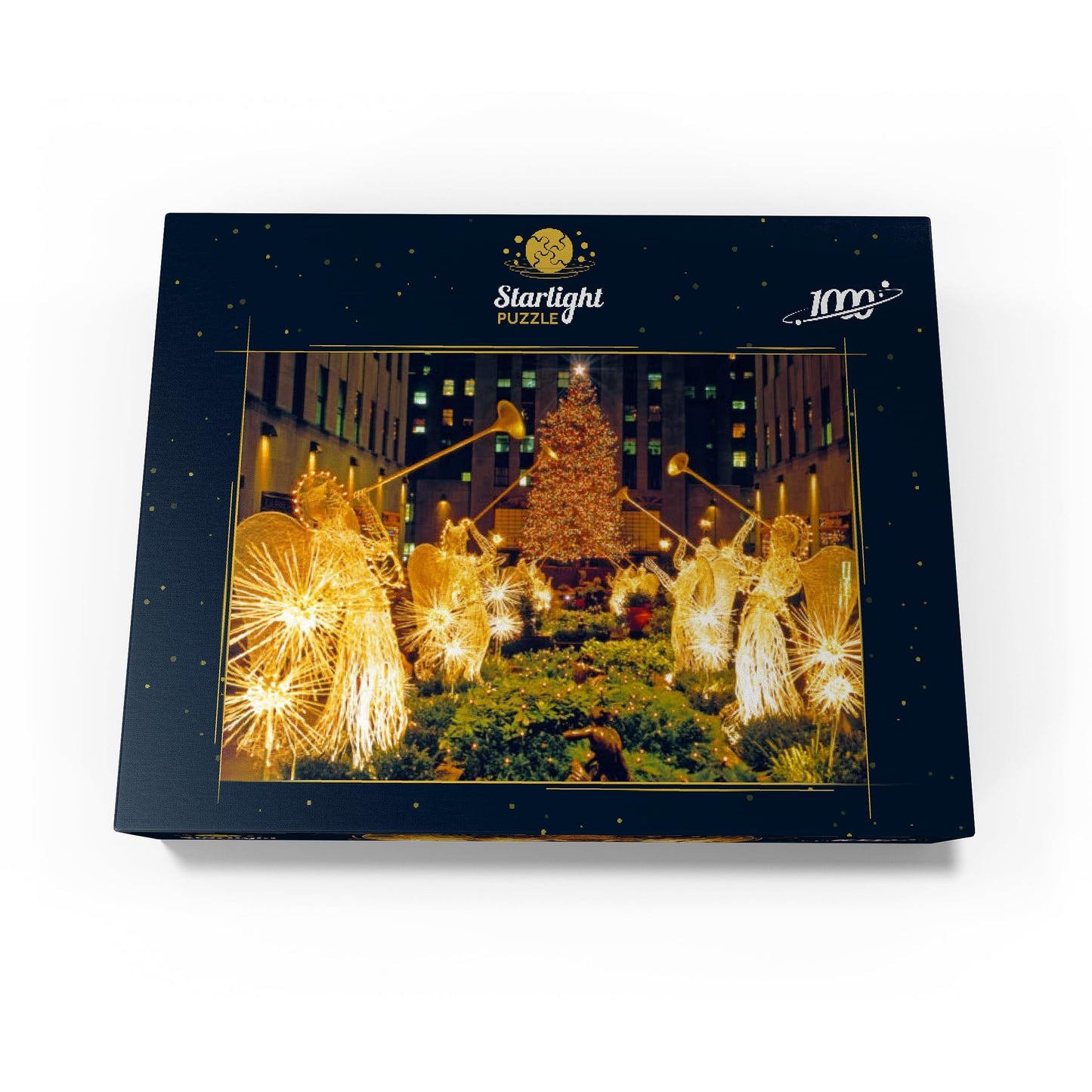 Mypuzzle Rockefeller Center At Christmas Time, New York City, New York, Usa - Premium 1000 Piece Jigsaw Puzzle For Adults
