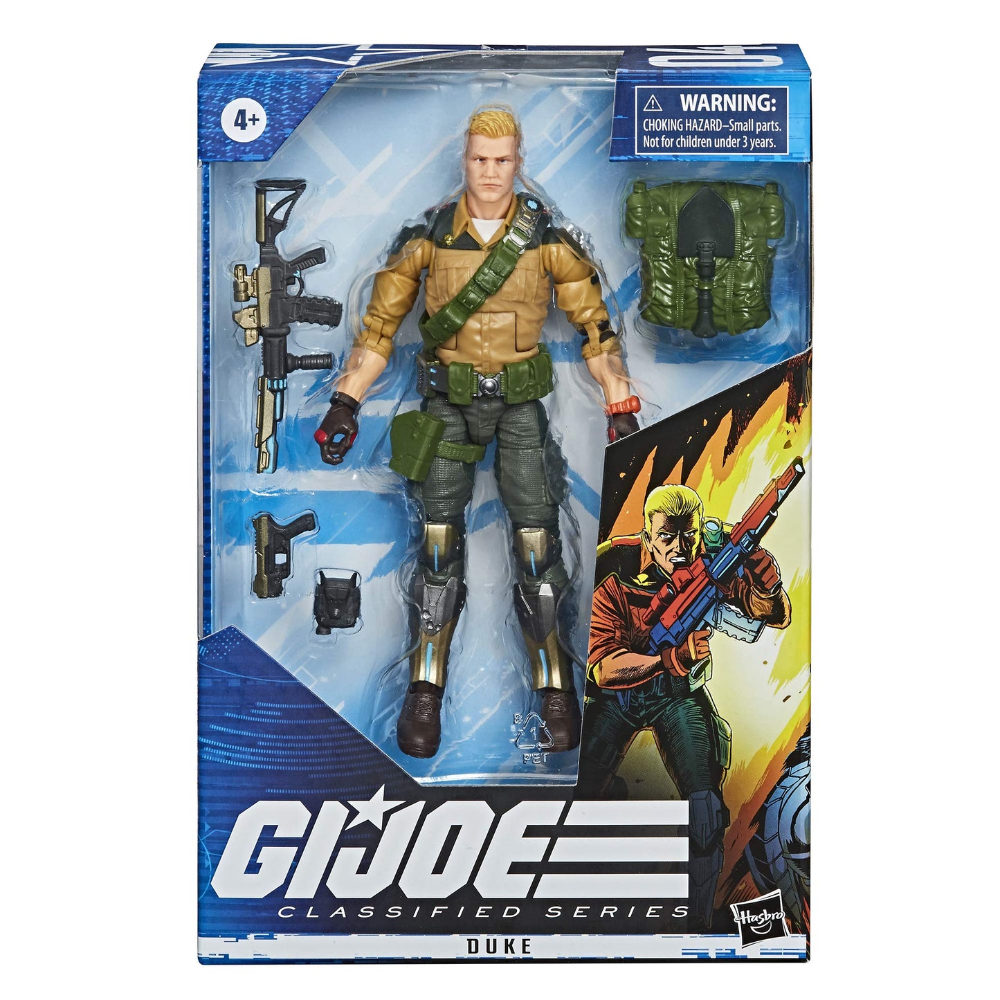 G.I. Joe Classified Series Duke Action Figure Collectible 04 enhanced Toy with Multiple Accessories 6-Inch Scale with Custom Package Art (Deco May Vary)
