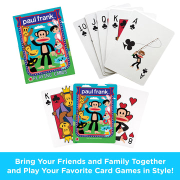 Aquarius Paul Frank Playing Cards - Paul Frank Themed Deck Of Cards For Your Favorite Card Games - Officially Licensed Paul Fran