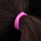 Hotop 100 Pcs 80s Multicolor Silicone Jelly Bracelets Rainbow Glow Neon Stretchable Gel Gummy Rubber Bracelets Hair Ties 80s Pa