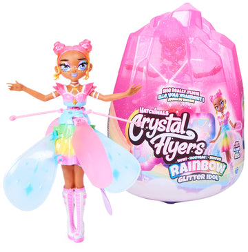 Hatchimals Pixies, Crystal Flyers Rainbow Glitter Idol Magical Flying Toy Doll With Lights, Girls Gifts, Kids Toys For Girls Ages 6 And Up