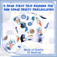 Preboun 4 Pcs First Trip Around The Sun 42.5 x 70.8 Inch Space Party Tablecloth First Trip Around The Sun Birthday Decoration Sp