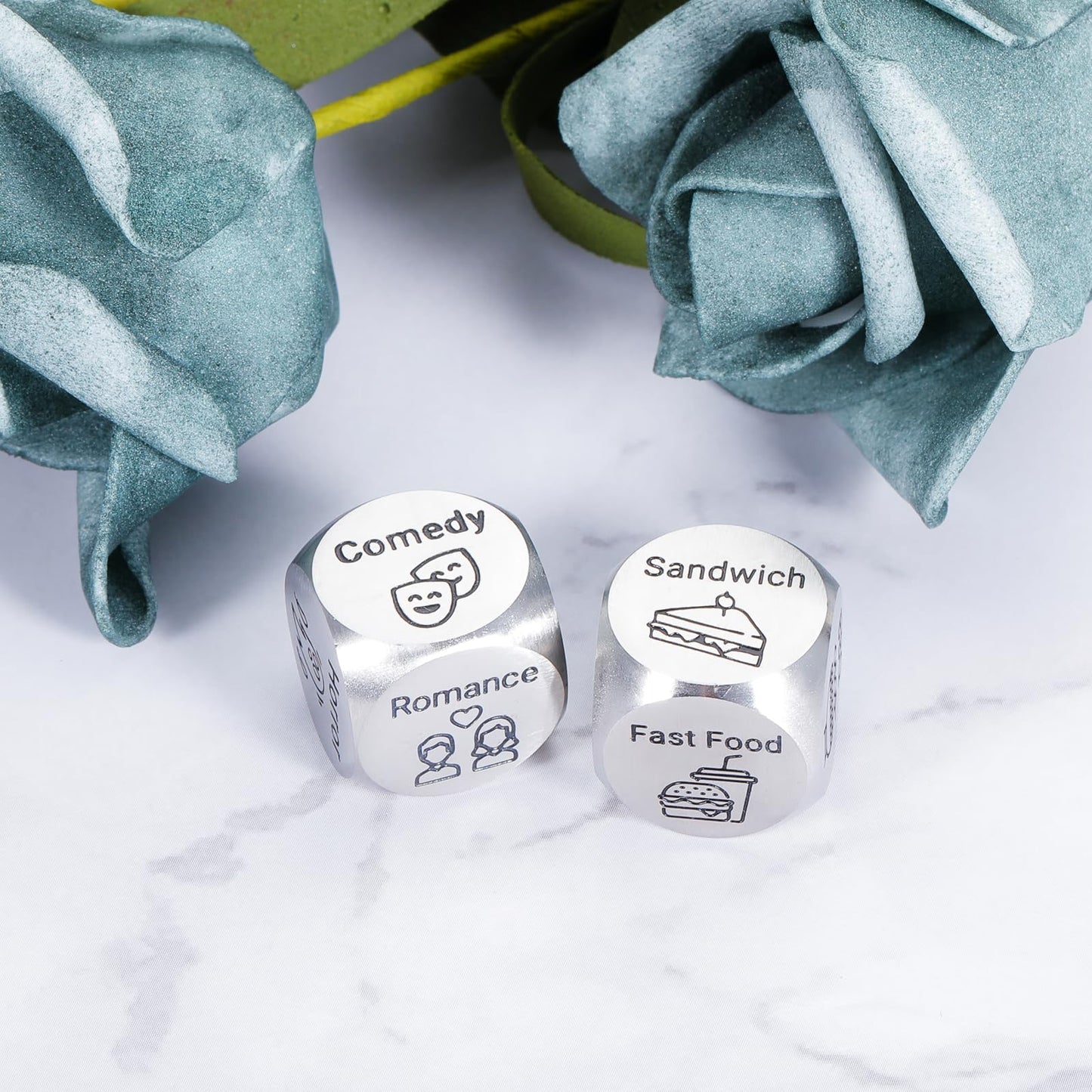 Food Dice, Valentines Day Gifts For Her Him, Girlfriend Boyfriend Valentines Day Gifts, Wife Husband Valentines Day Gifts, Food