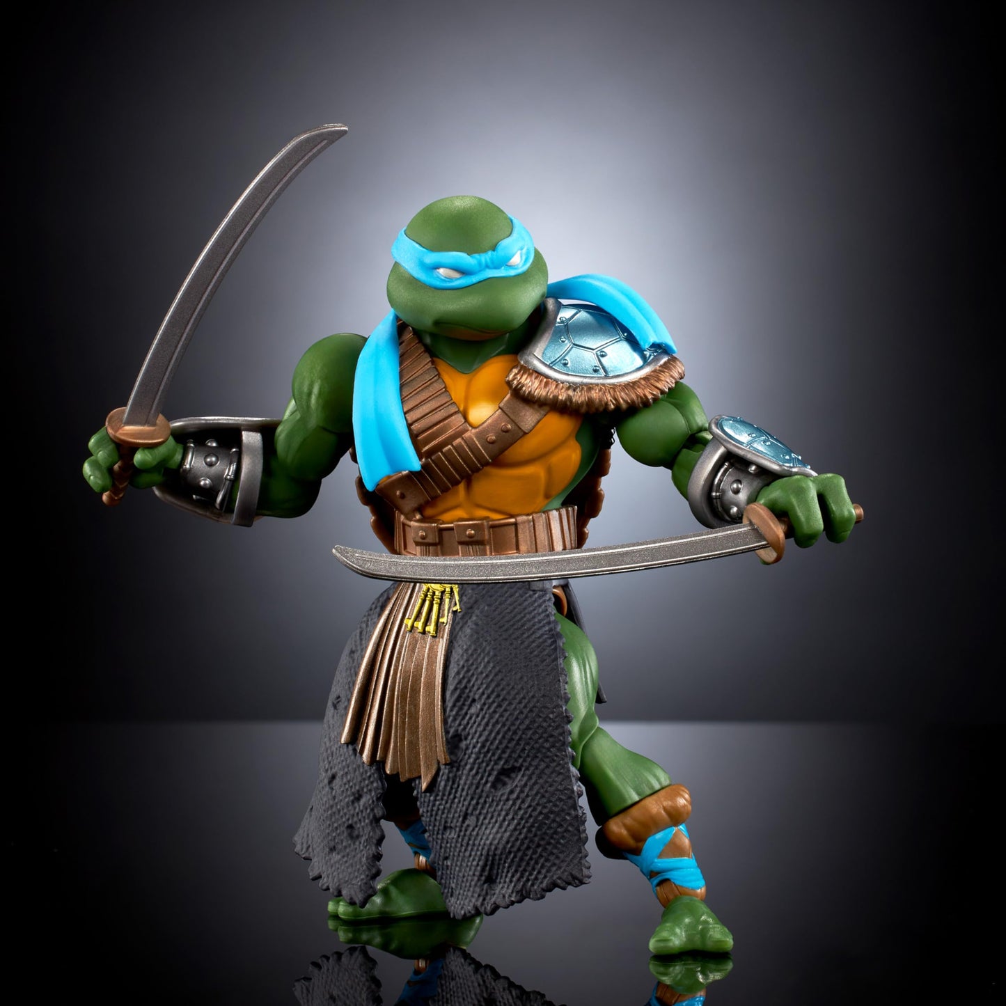 Masters Of The Universe Mattel Origins Turtles Of Grayskull Action Figure & Accessories, Leonardo Collectible Toy With 16 Joints
