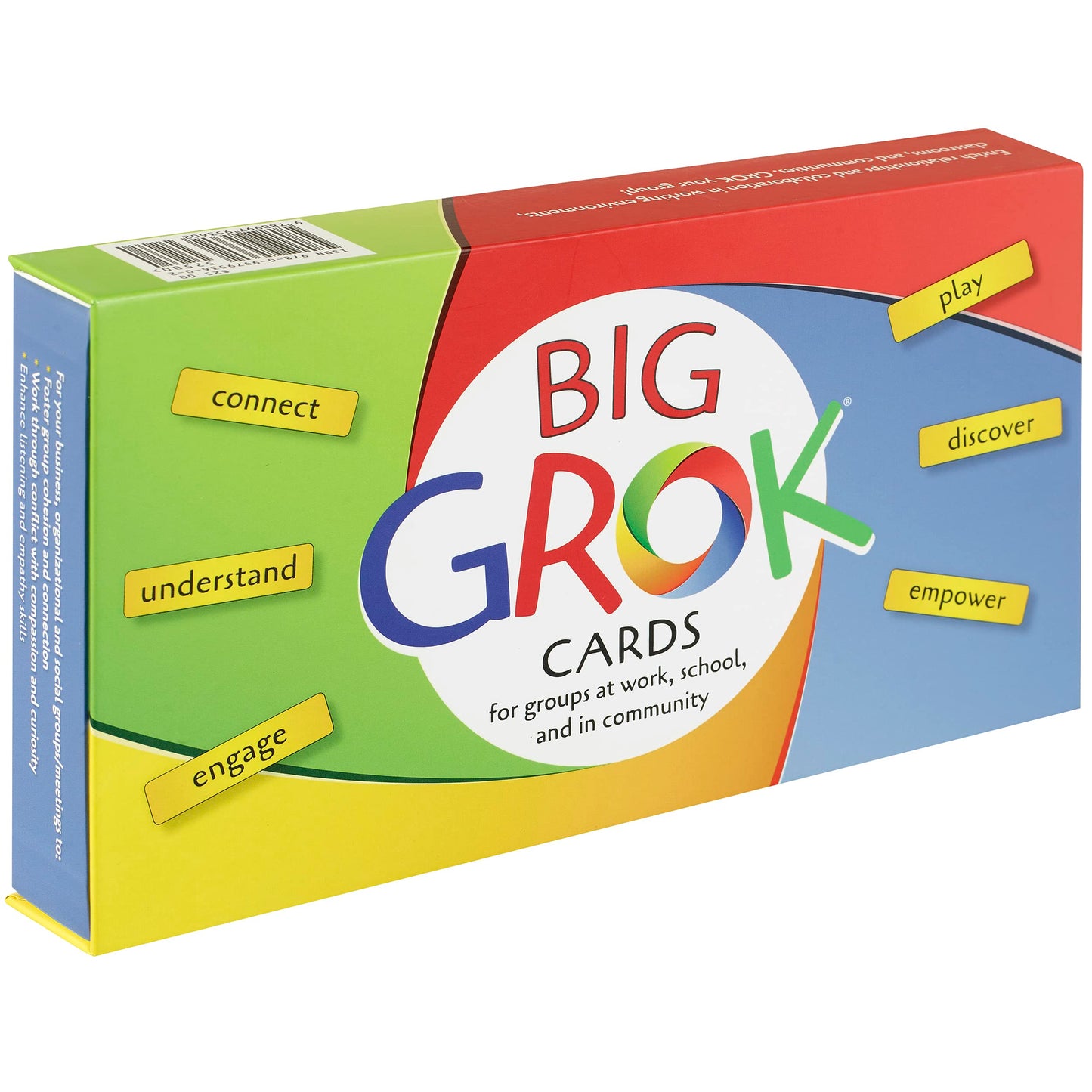 GROK Big Conversation Cards for Large Groups | 25 Playful Therapy Games to Improve Relationships and Practice Non Violent Communication
