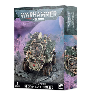 Games Workshop Warhammer 40,000 Hekaton Land Fortress Model 69-09 Black One Size Plastic
