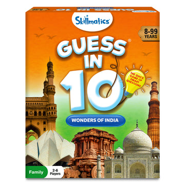 Skillmatics Guess In 10 Wonders Of India, Perfect For Boys, Girls, Kids, And Families Who Love Card Games, Educational Games, Bo