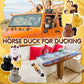 Hungdao 12 Pcs Horse Rubber Duck 2.36 Inch Bucking Bronco Ducks Pool Float Bath Decor Gift for Horse Racing Festival Boys and Gi