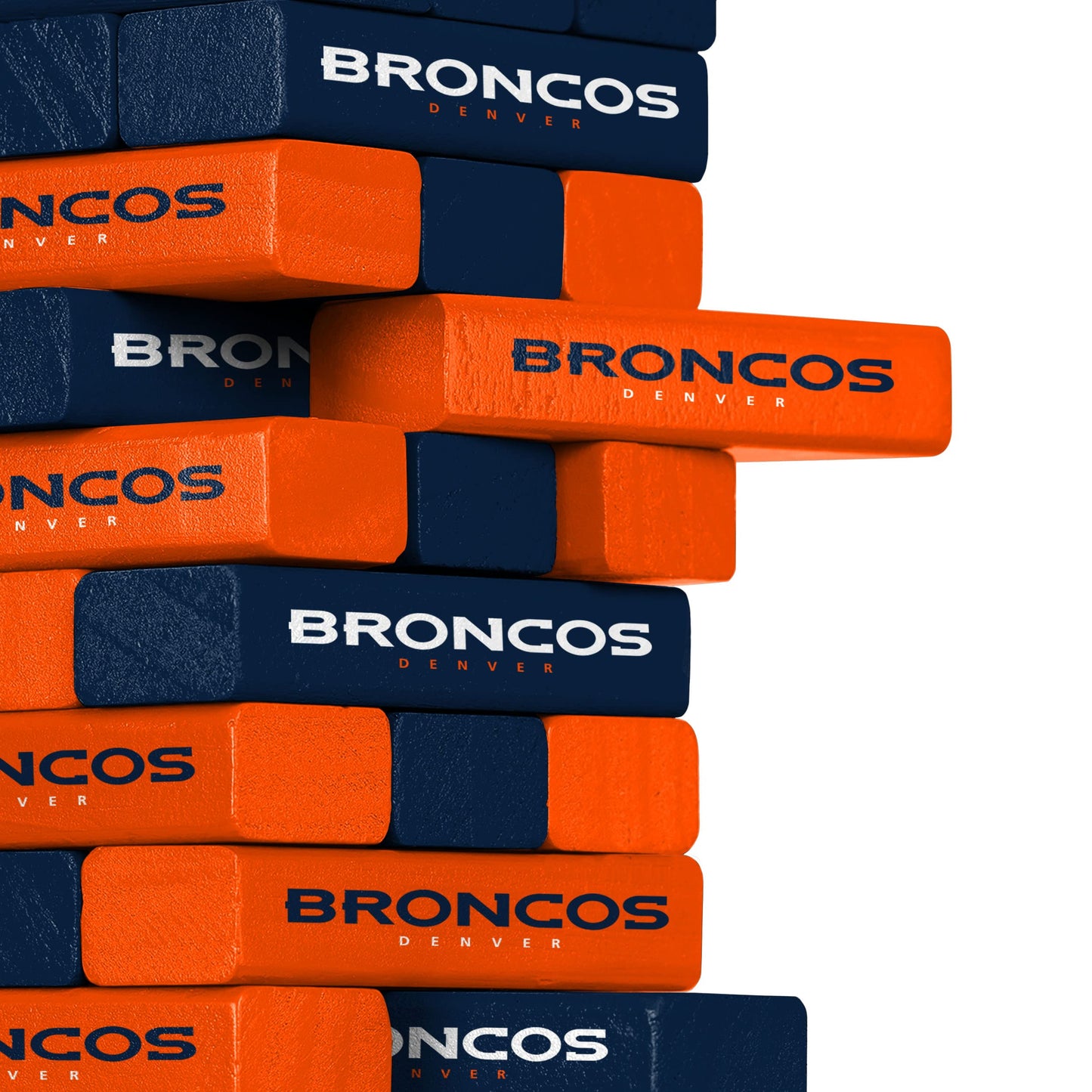 FOCO unisex mature-themed NFL Team Logo Stackable Blocks Game  Team Color  9-227 US
