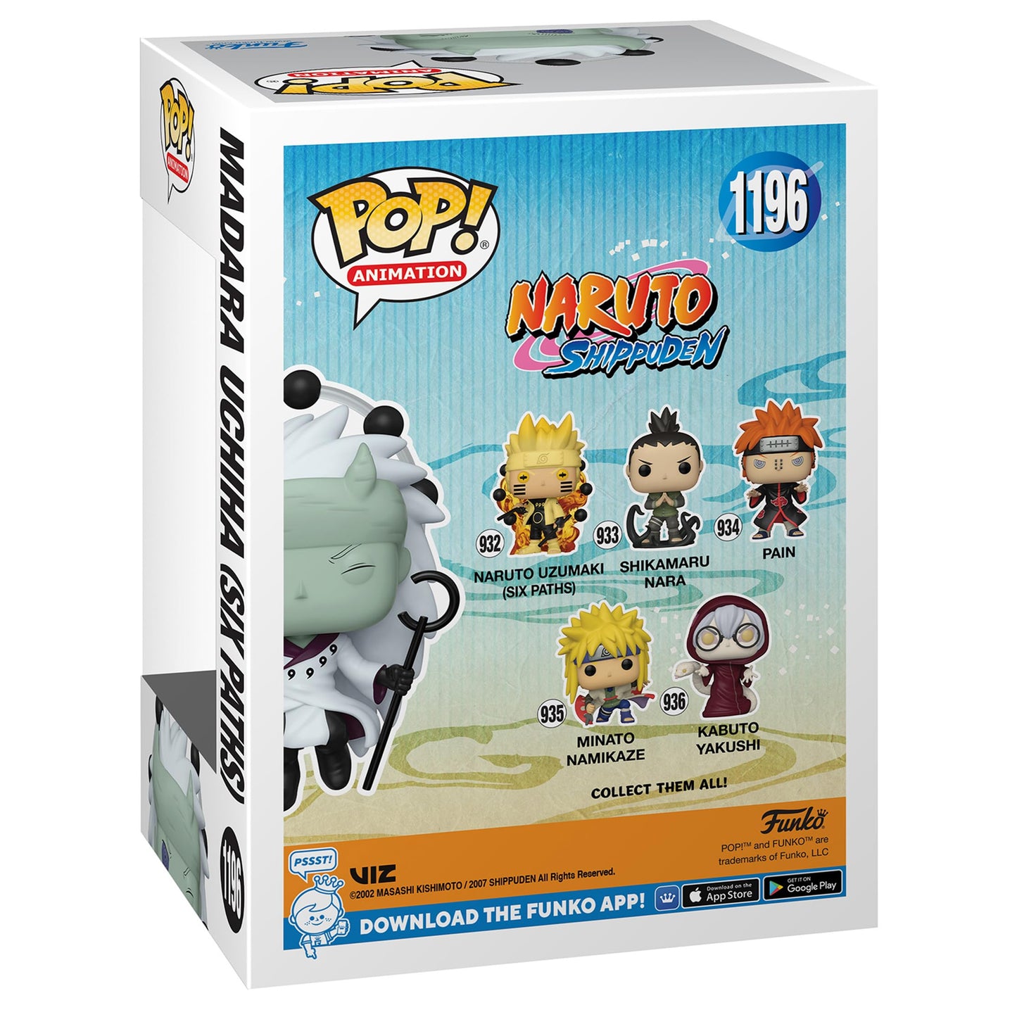 Funko Pop! Animation: Naruto Shippuden - Madara Uchiha  Six Paths Special Edition Multicolor limited availability Figure #1195