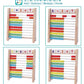 Educational Abacus for Kids Math - 10 Row Wooden Counting Frame with Number 1-100 Cards - Teach Counting  Addition and Subtraction  Preschool Learning Math Toys for Boys Girls Gift 3 4 5 Year Old