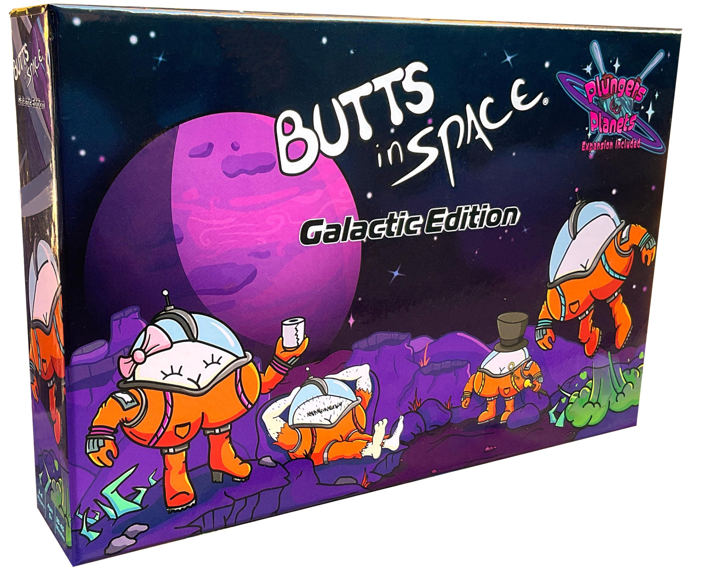 The Dusty Tophat Redacted in Space Galactic Edition - Cardstock Game for 2-4 Players, Black, Blue, and White
