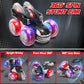 Remote Control Cars For Boys 4-7, 2.4Ghz Rechargeable Rc Stunt Car With Cool Lights Toys Gift For Boys Age 4 5 6 7 8 Year Old Ou