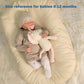 FLUFFYFUN 100% Organic Cotton Baby Stuffed Animal  Pink Unicorn Plush for Newborn 7.1