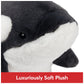 GUND Flynn Orca Whale Plush Stuffed Animal, 10” Black/White, High Quality Materials, Ages 1 and Up, Model 6067462
