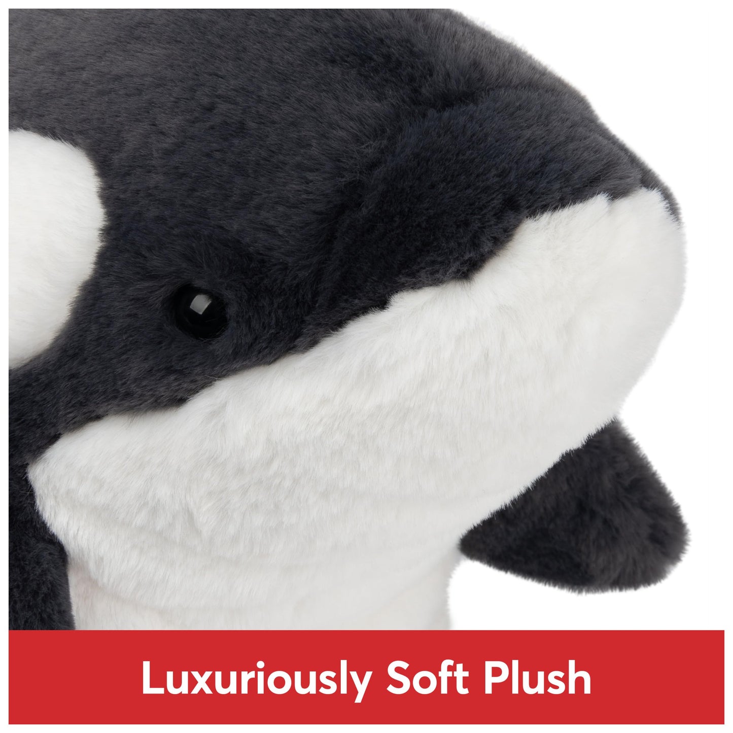 GUND Flynn Orca Whale Plush Stuffed Animal, 10” Black/White, High Quality Materials, Ages 1 and Up, Model 6067462