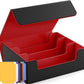 Wutonmu Trading Card Storage Box For Mtg, 1800+ Pu Leather Deck Box With Magnetic Closure, Organizer Fits Game And Sports Cards
