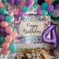 Aiwolf 50 Pcs Latex Balloons, 12 Inch Pink Purple Teal, Perfect for Birthday and Baby Shower Decorations