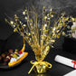 Crowye 6 Pcs Metallic Foil Spray Centerpiece Fall Party Star Table Decoration Halloween Table Decor For Summer Autumn Birthday P