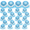 Wettarn 24 Pcs Froze Party Favors Snowflake Magic Birthday Party Supplies Winter Princess LED Lighted Yo Yo Bulk Froze Theme Toy