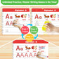 Walenty Preschool Learning Activities Kindergarten Workbooks, Toddler Busy Book Handwriting Practice Activity, Tracing Book For