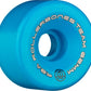 Rollerbones Team Logo Recreational Roller Skate Wheels (Set Of 8), Blue, 62Mm