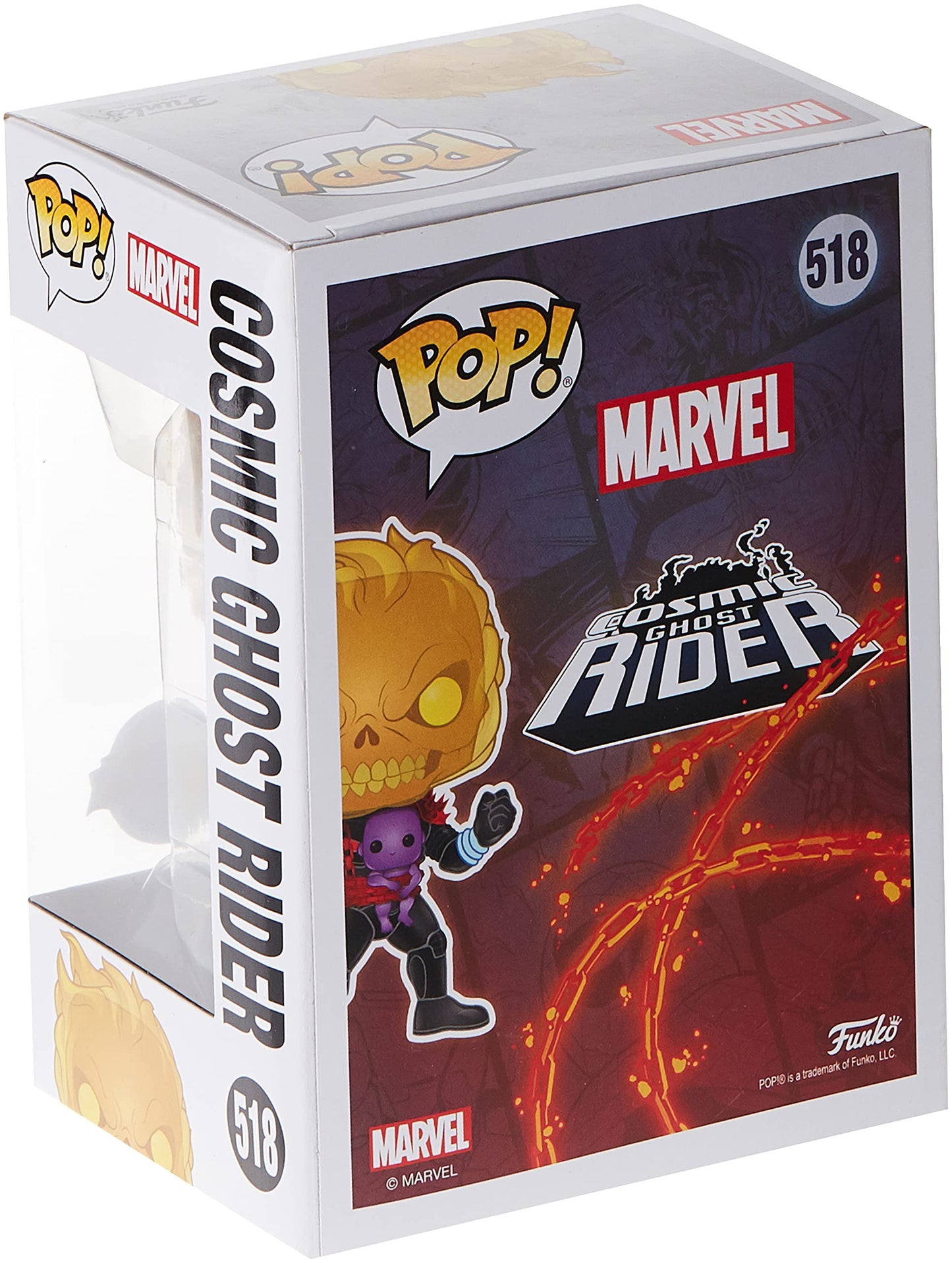 Marvel Funko Cosmic Ghost Rider With Baby Thanos La Comic Con Exclusive Pop 518