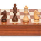 Husaria Professional Staunton No. 6 Wooden Chess Set with 2 Extra Queens - 3.9-Inch Kings, Perfect for Tournaments