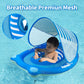 Swimbobo Baby Pool Float Ring with Adjustable Sun Canopy and Safety Seat Pool Toy for Age of 6-36 Months