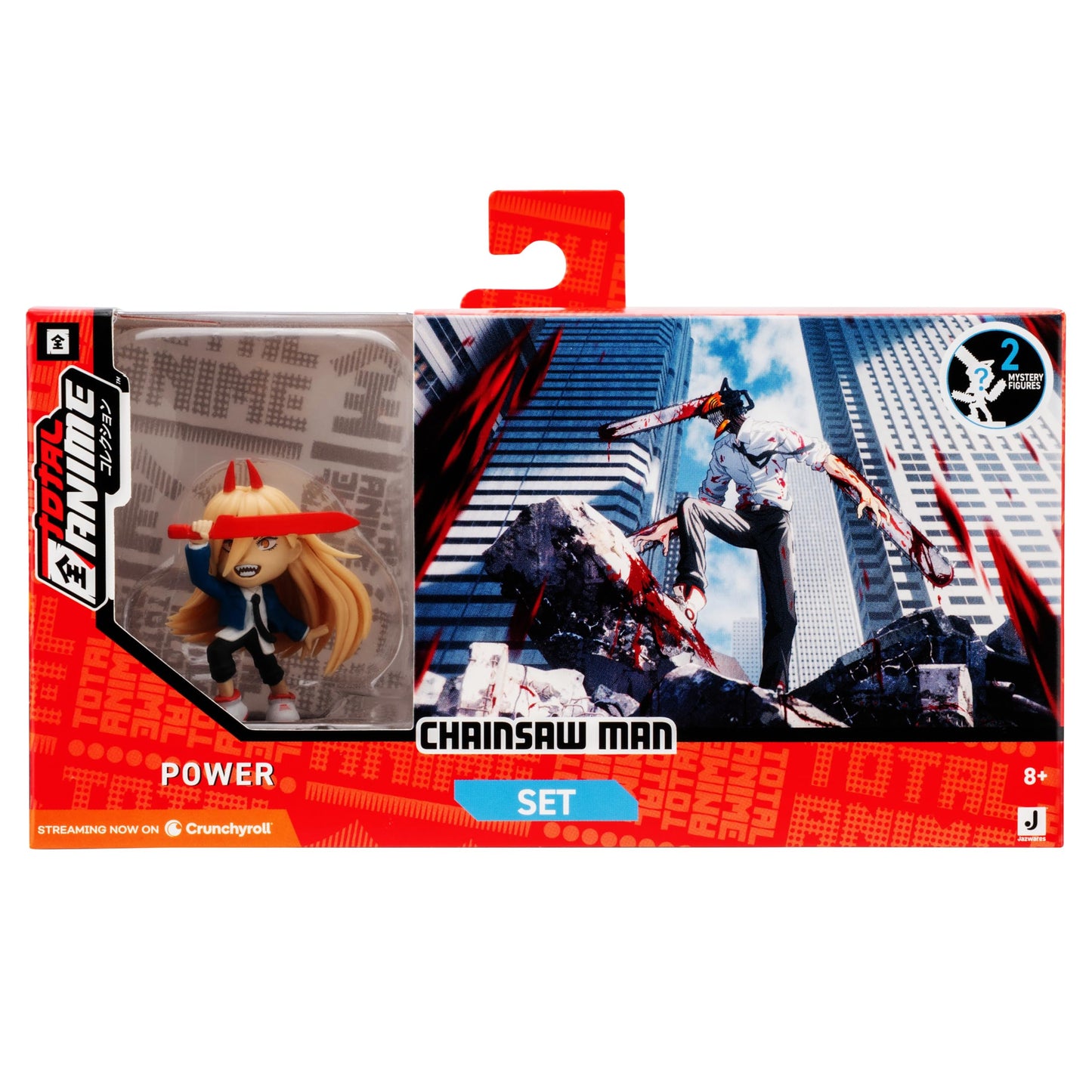 Total Anime Chainsaw Man 2-Inch Scale Chibi 3-Pack - Three 2-Inch Scale Mini-Figures with Display Bases