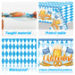 3 Pieces Oktoberfest Tablecloths Oktoberfest Party Supplies Oktoberfest Plastic Table Cover For Oktoberfest Party Favors Supplies Decoration