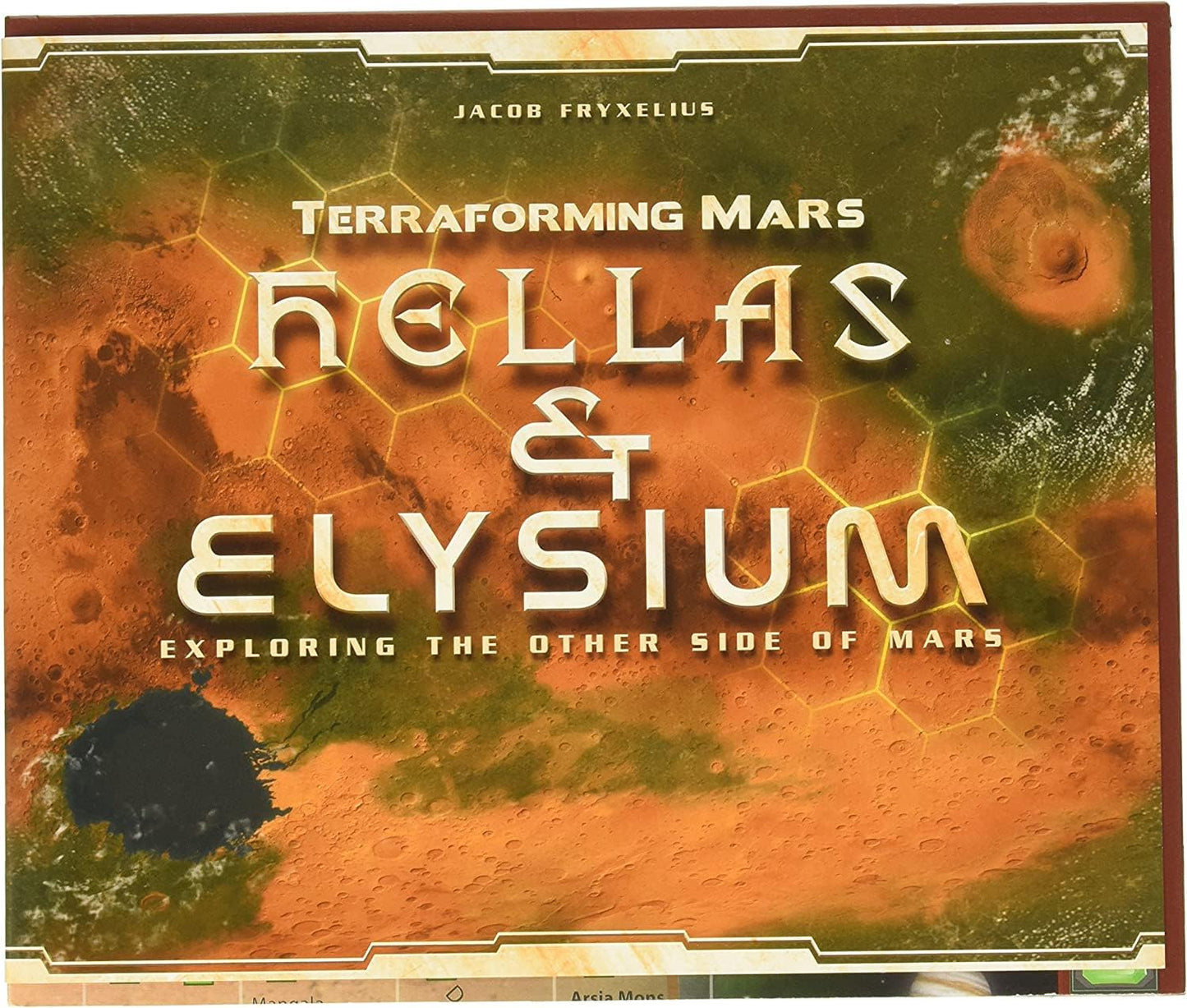 Stronghold Games Terraforming Mars: Hellas Elysium Expansion - Strategy Board Game, Cardboard, Tan, Model STG07200