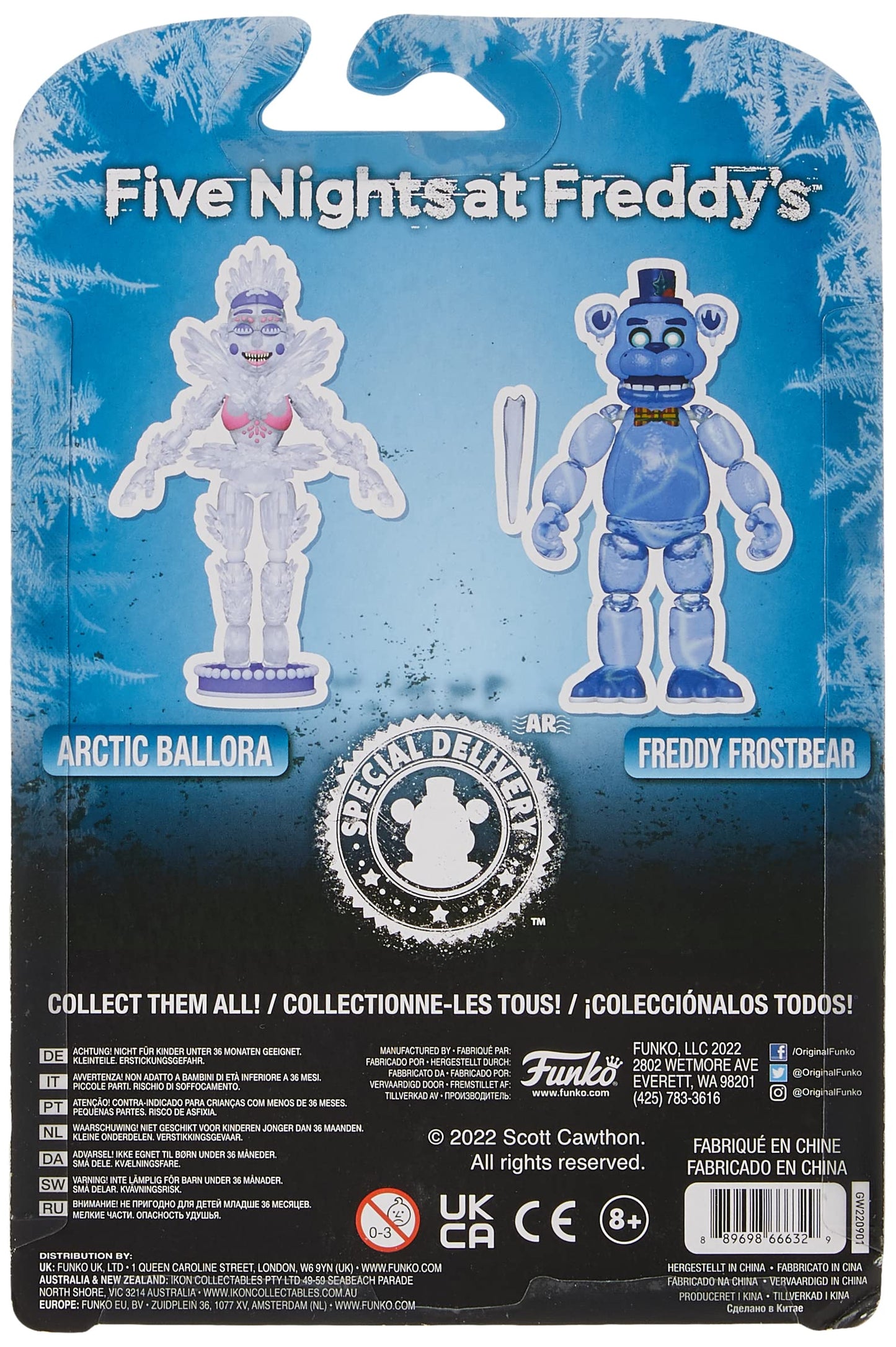 Funko Arctic Ballora Action Figure - Limited Edition - Vinyl - One Size - White with Light Blue - Model 66632