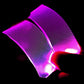 mlnyitus Flexible Helmet led Light Decorations led Lights Flexible Cosplay DIY kit Decorations RGB Superhero for Men Gifts Pink