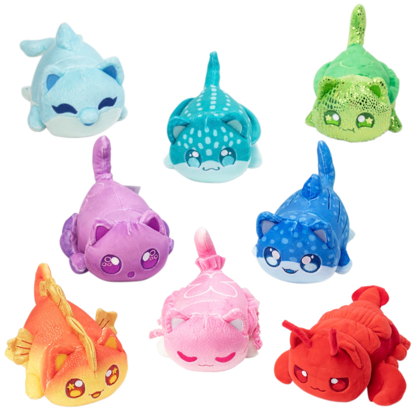 Aphmau 6” MeeMeow Mystery Plush - Series 5, Under The Sea Collectible, Multi-Color, Official YouTube Gaming Merch, Single Pack