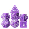 HDdais DND Dice Set, 7PCS Polyhedral Dice Set D&D for MTG Dungeons and Dragons Role Playing Game(Purple)