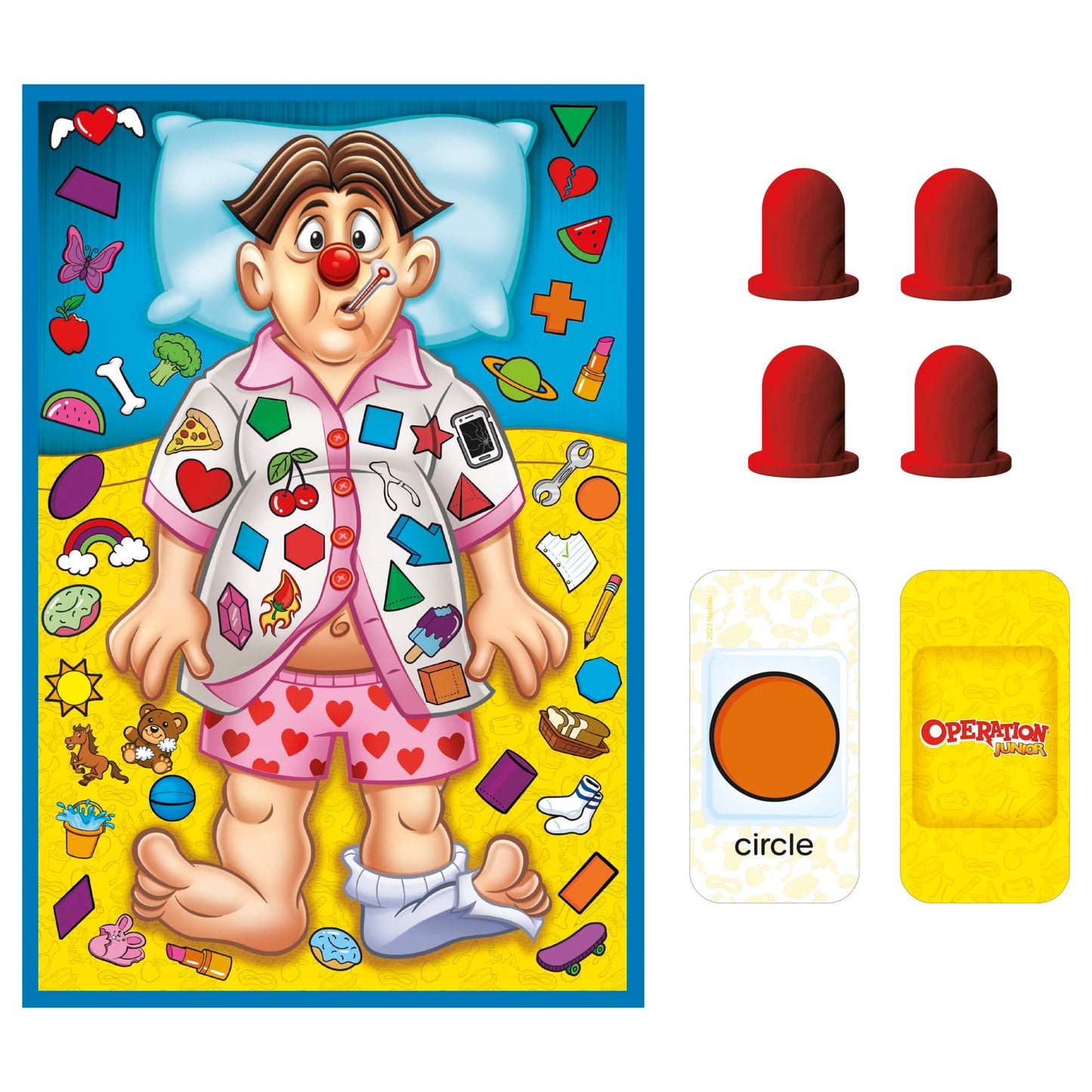 Hasbro Gaming Operation Junior Board Game for Kids 3+ | 2-4 Players | Fun Multicolor Preschool Game | Model F6644
