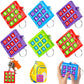 16 Pcs Tic Tac Toe Game Keychain Party Favors For Kids 4-8 8-12 Birthday Goodie Bags Stuffers Treasure Chest Prize Box Toys For Kids Classroom Rewards Return Gift Pinata Fillers Easter Basket Stuffers