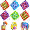 16 Pcs Tic Tac Toe Game Keychain Party Favors For Kids 4-8 8-12 Birthday Goodie Bags Stuffers Treasure Chest Prize Box Toys For Kids Classroom Rewards Return Gift Pinata Fillers Easter Basket Stuffers