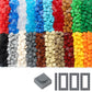 Feleph 1 * 1 Plate (20 Color Mixed, 1000 Pieces)
