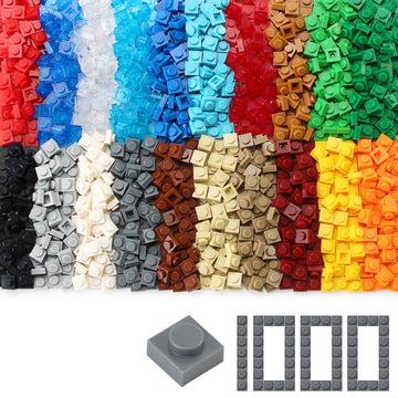 Feleph 1 * 1 Plate (20 Color Mixed, 1000 Pieces)