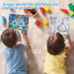 3 Pack Paint By Numbers For Kids Ages 8-12, 10*8''Color By Number For Kids Framed Canvas With 18 Acrylic Paint Pots And 6 Brushe