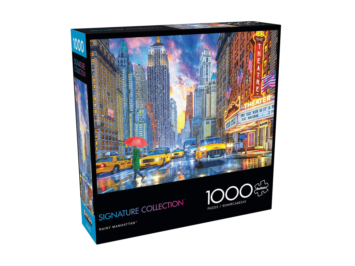 Buffalo Games - Dominic Davison - Rainy Manhattan - 1000 Piece Jigsaw Puzzle For Adults -Challenging Puzzle Perfect For Game Nights - Finished Size Is 26.75 X 19.75