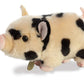 Aurora® Adorable Miyoni® Tots Pot-Bellied Piglet Spotted Stuffed Animal - Lifelike Detail - Cherished Companionship - Pink 11 Inches