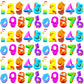 300 Pieces Mini Erasers Assortment Mini Number Erasers Bulk Erasers Kids Fun Erasers Tiny Pencil Erasers Small Erasers Assorted